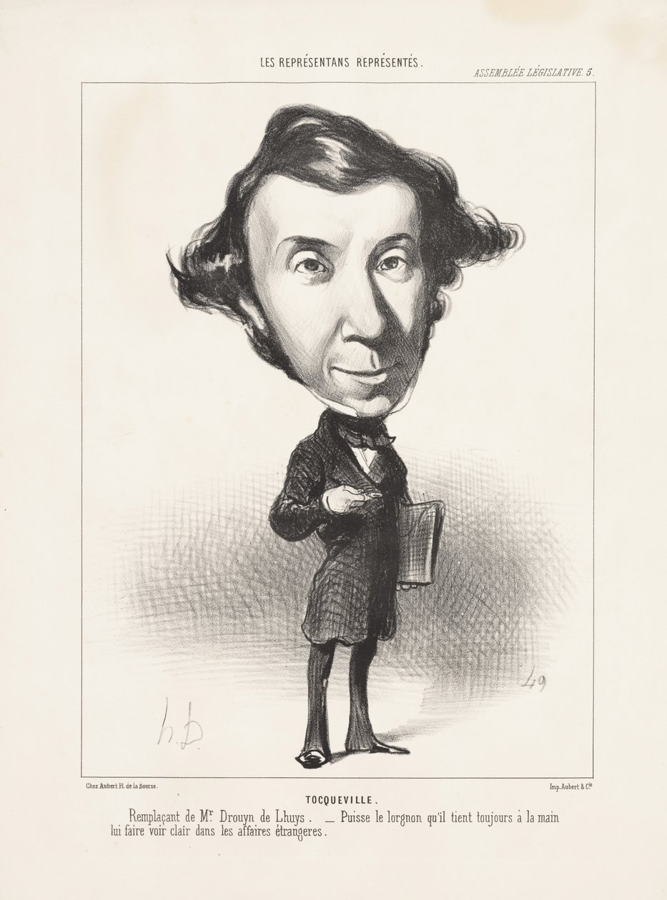 Tocqueville, 1849 od Honoré Daumier