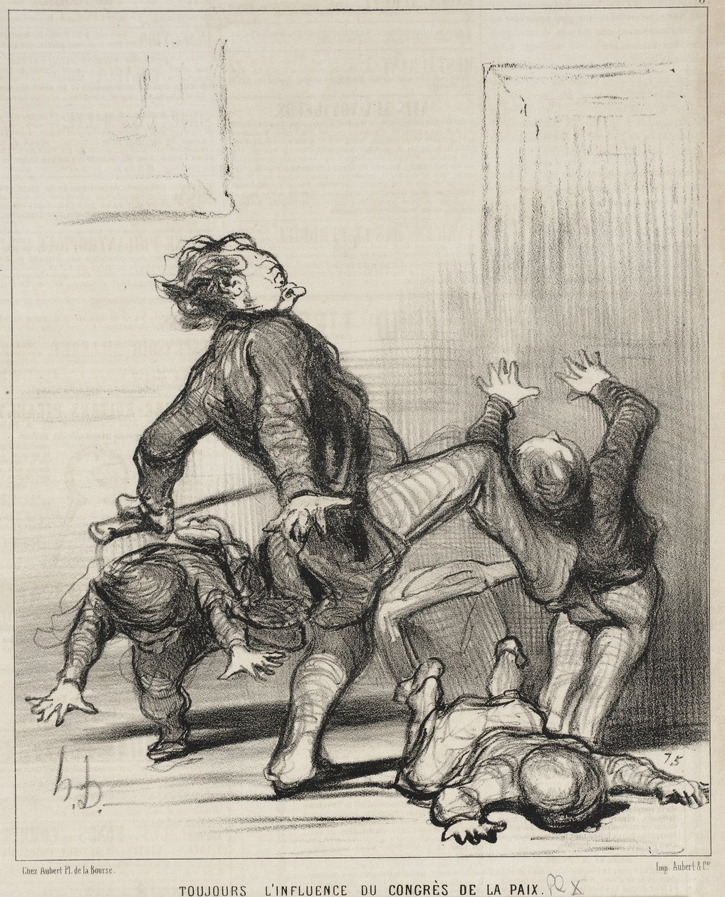 Stále se projevuje vliv Mírového kongresu od Honoré Daumier