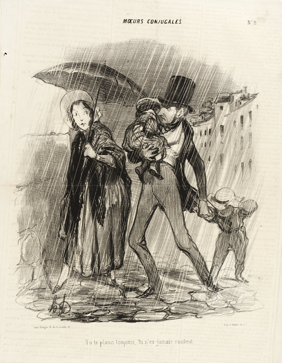 Pořád si stěžuješ, nikdy nejsi spokojený od Honoré Daumier