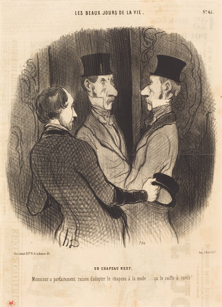 Nový klobouk od Honoré Daumier