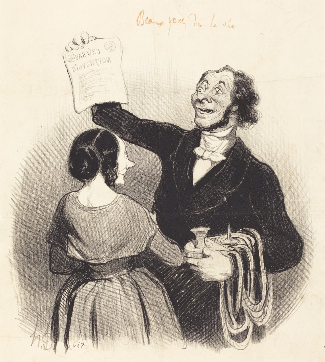 Další skvělý muž od Honoré Daumier