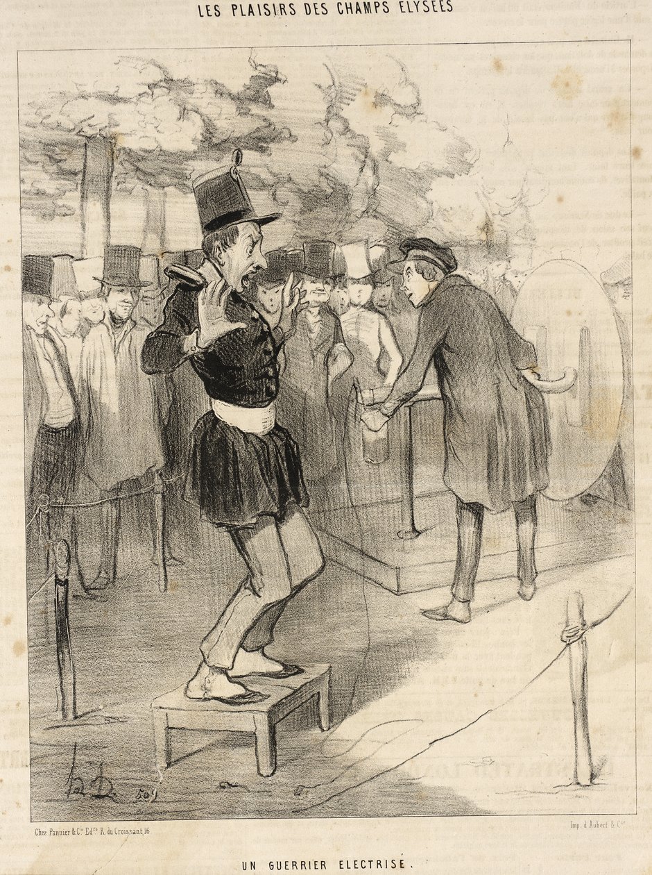Elektrizovaný válečník od Honoré Daumier