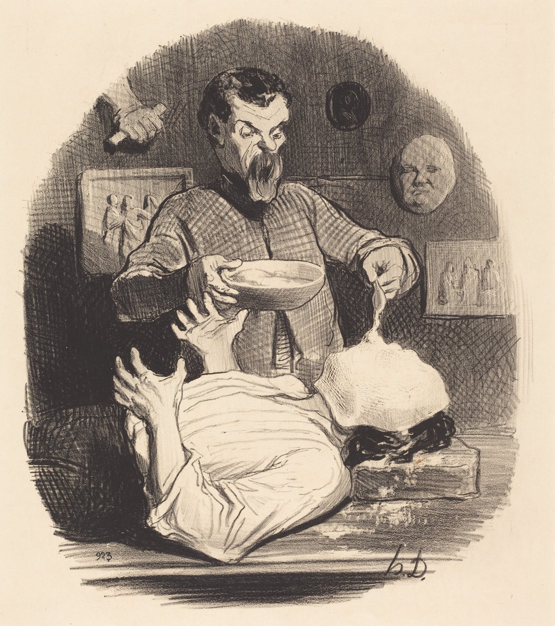 Gentleman, který si chce dát uspokojení... od Honoré Daumier