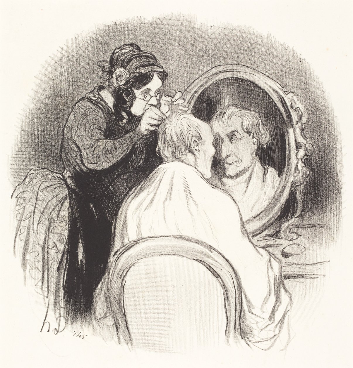 Příliš mladý gentleman od Honoré Daumier