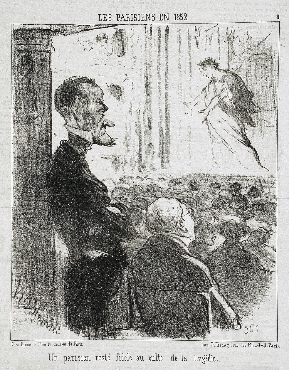 Pařížan, který zůstal věrný... od Honoré Daumier