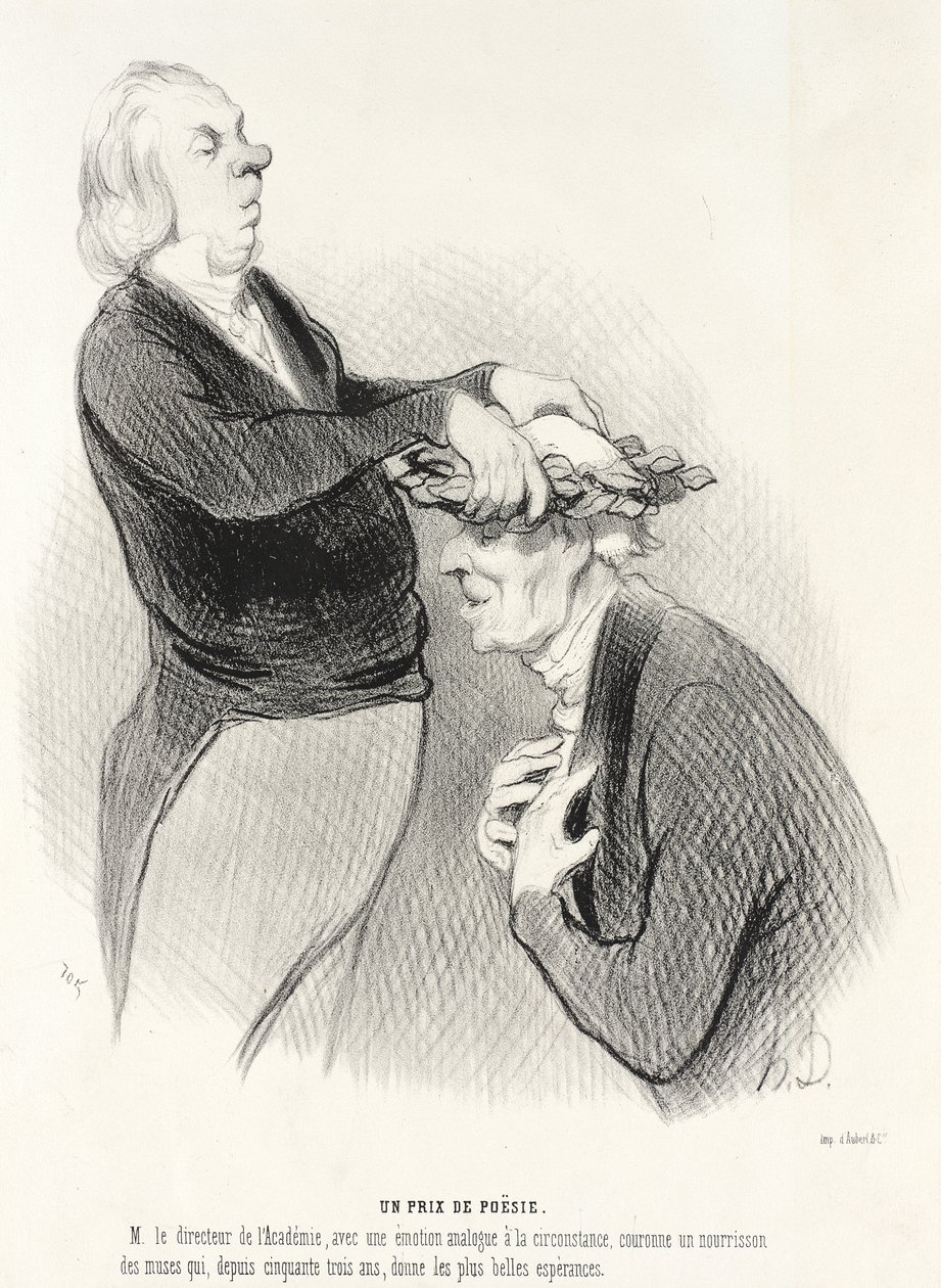 Cena za poezii od Honoré Daumier