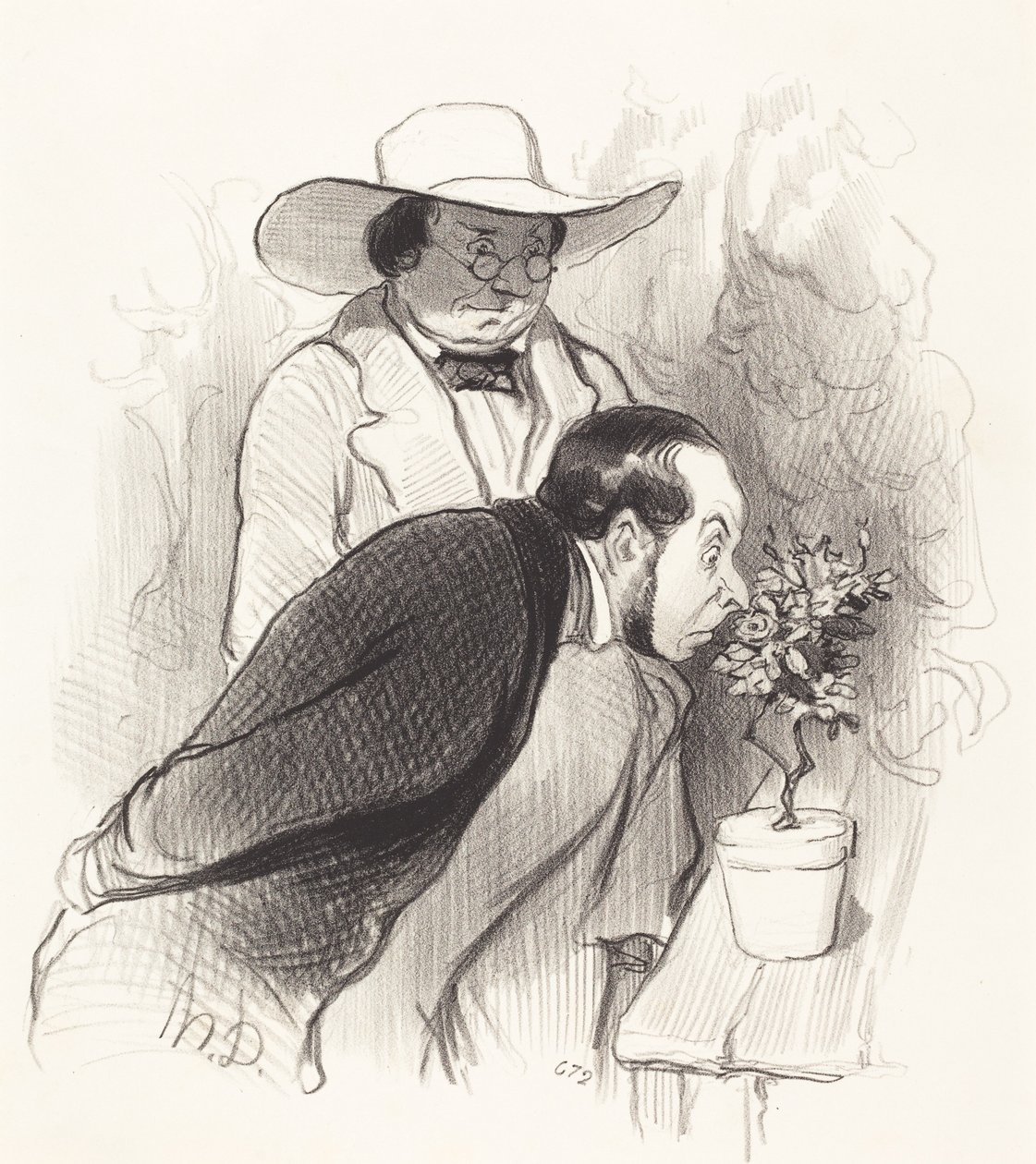 Triumf botanika od Honoré Daumier