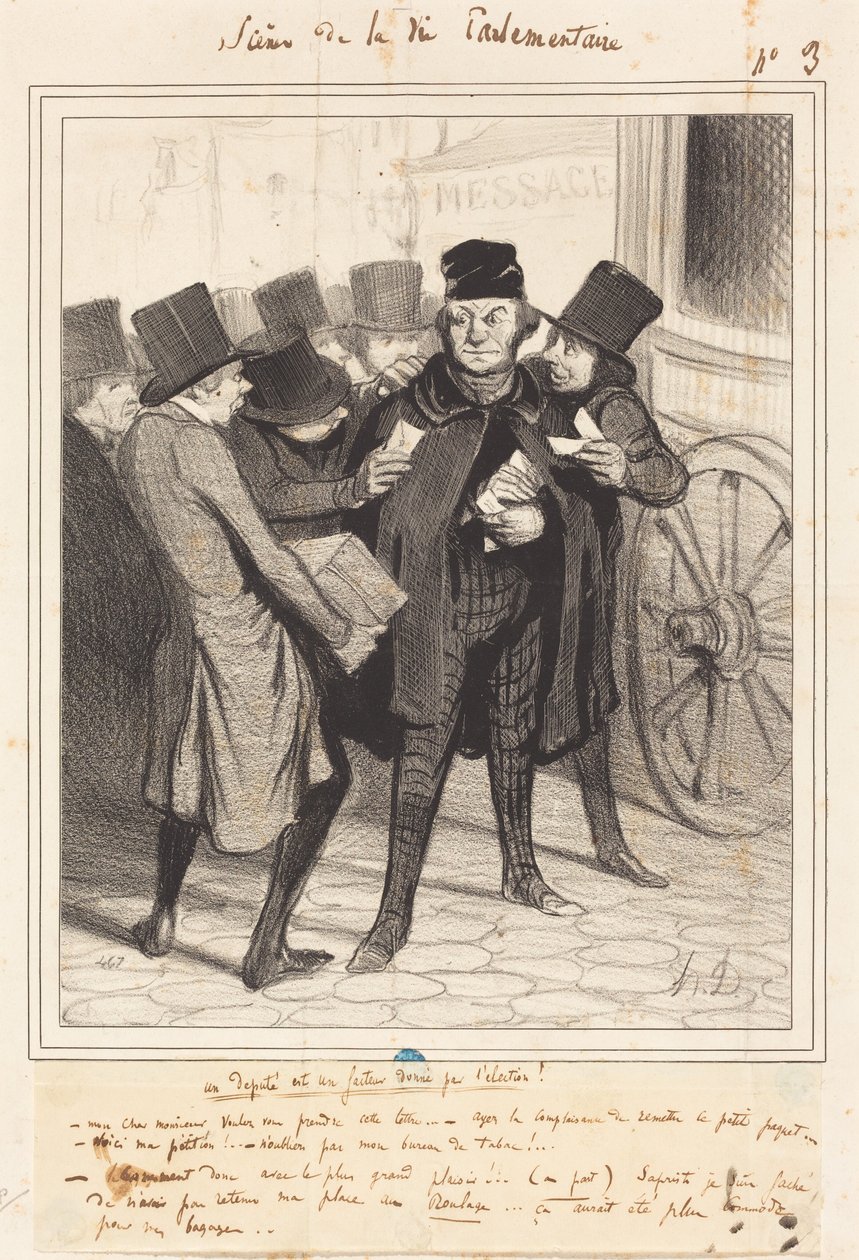 Výlet pro potěšení do Paříže od Honoré Daumier