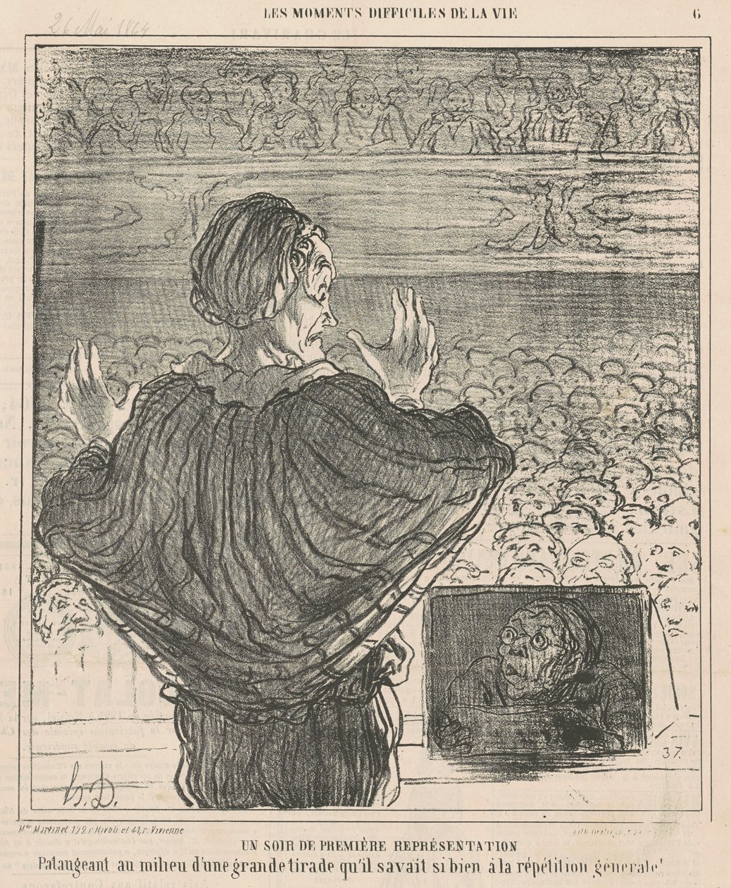 První večer s představením od Honoré Daumier
