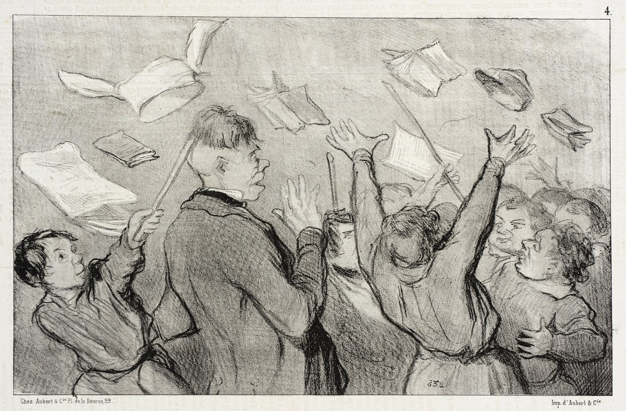 Vzpoura od Honoré Daumier