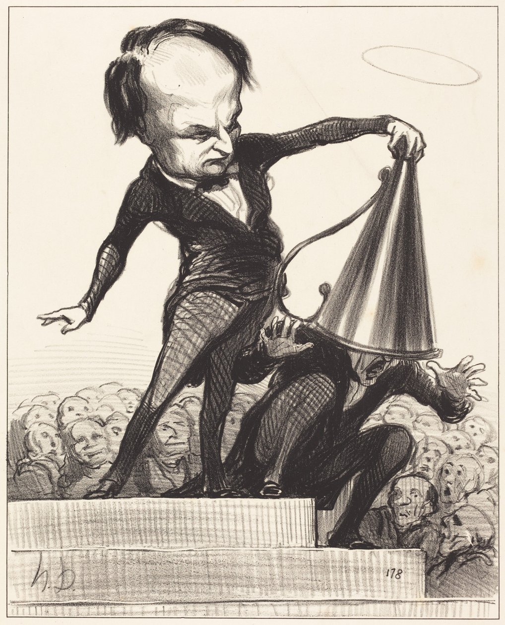 Jedna sláva zhasíná druhou od Honoré Daumier
