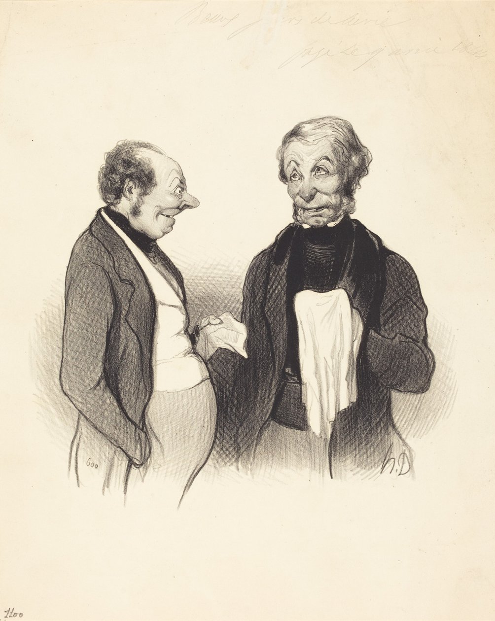Šťastná zpráva od Honoré Daumier