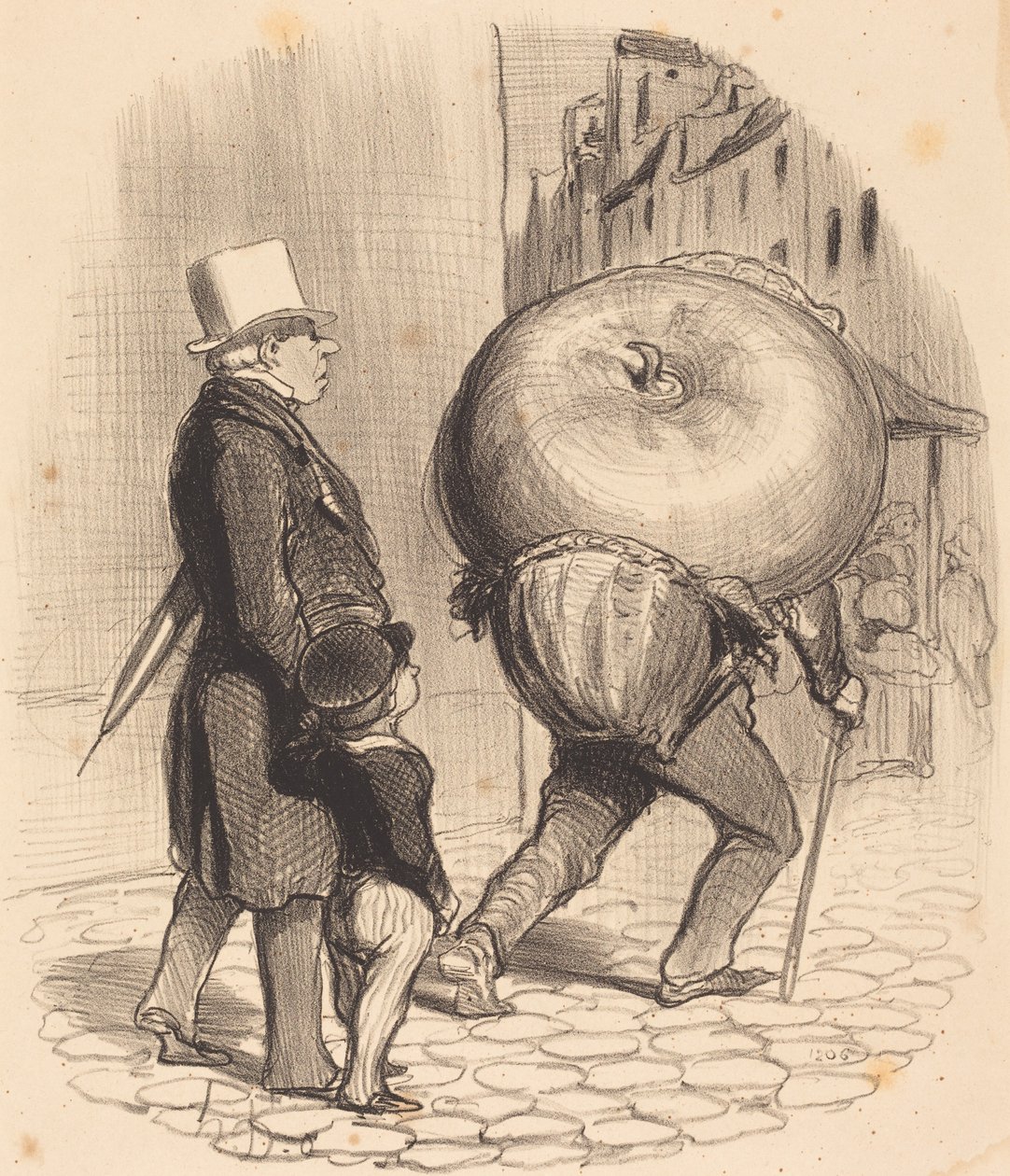 Lekce botaniky od Honoré Daumier