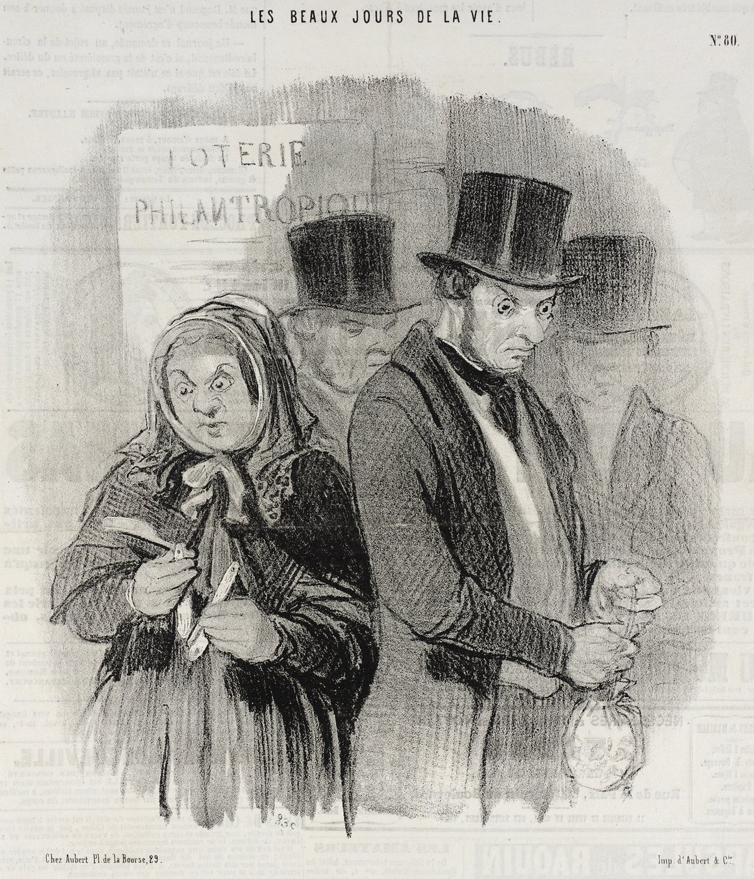 Filantropická loterie od Honoré Daumier
