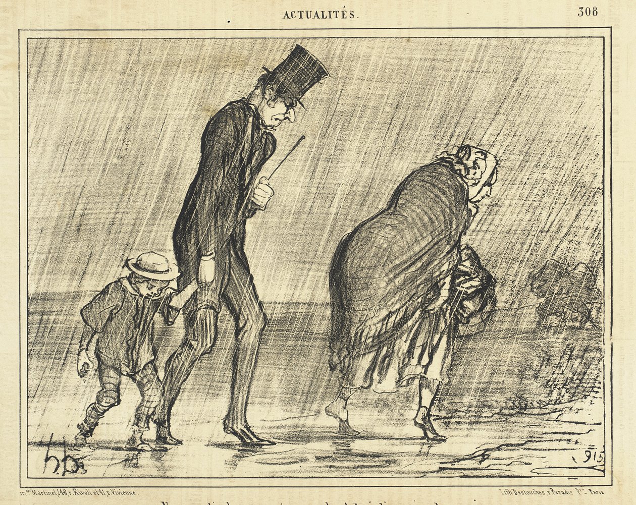 Venkovský výlet v krásném měsíci květnu... od Honoré Daumier