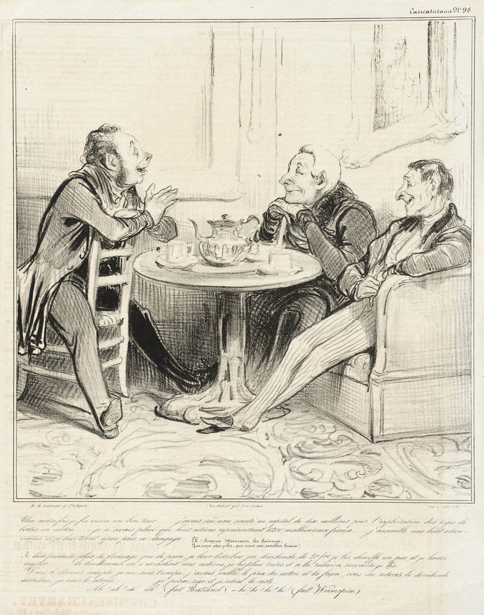 Jindy jsem si zase udělal pěkný výlet... od Honoré Daumier