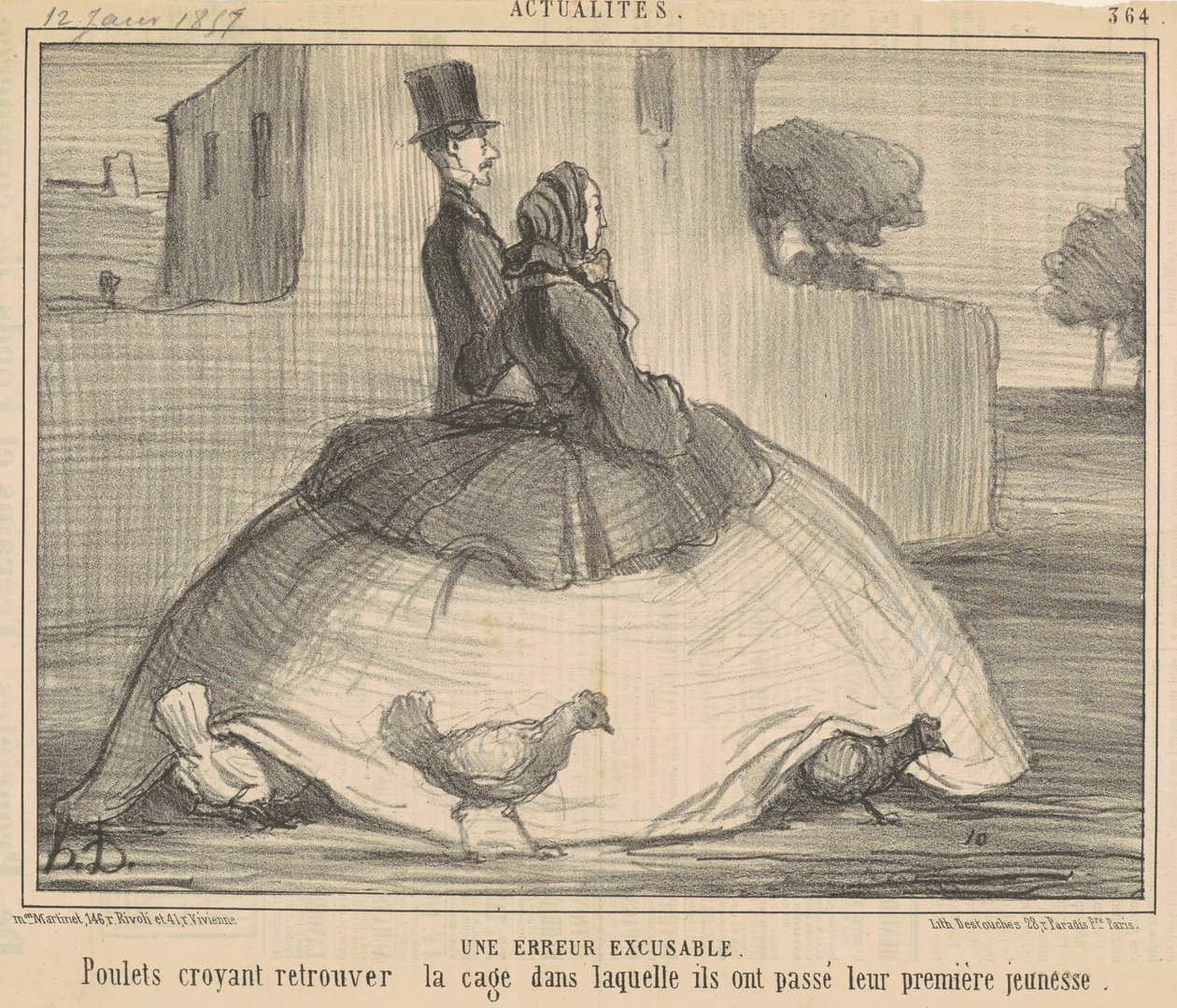 Omluvitelná chyba od Honoré Daumier