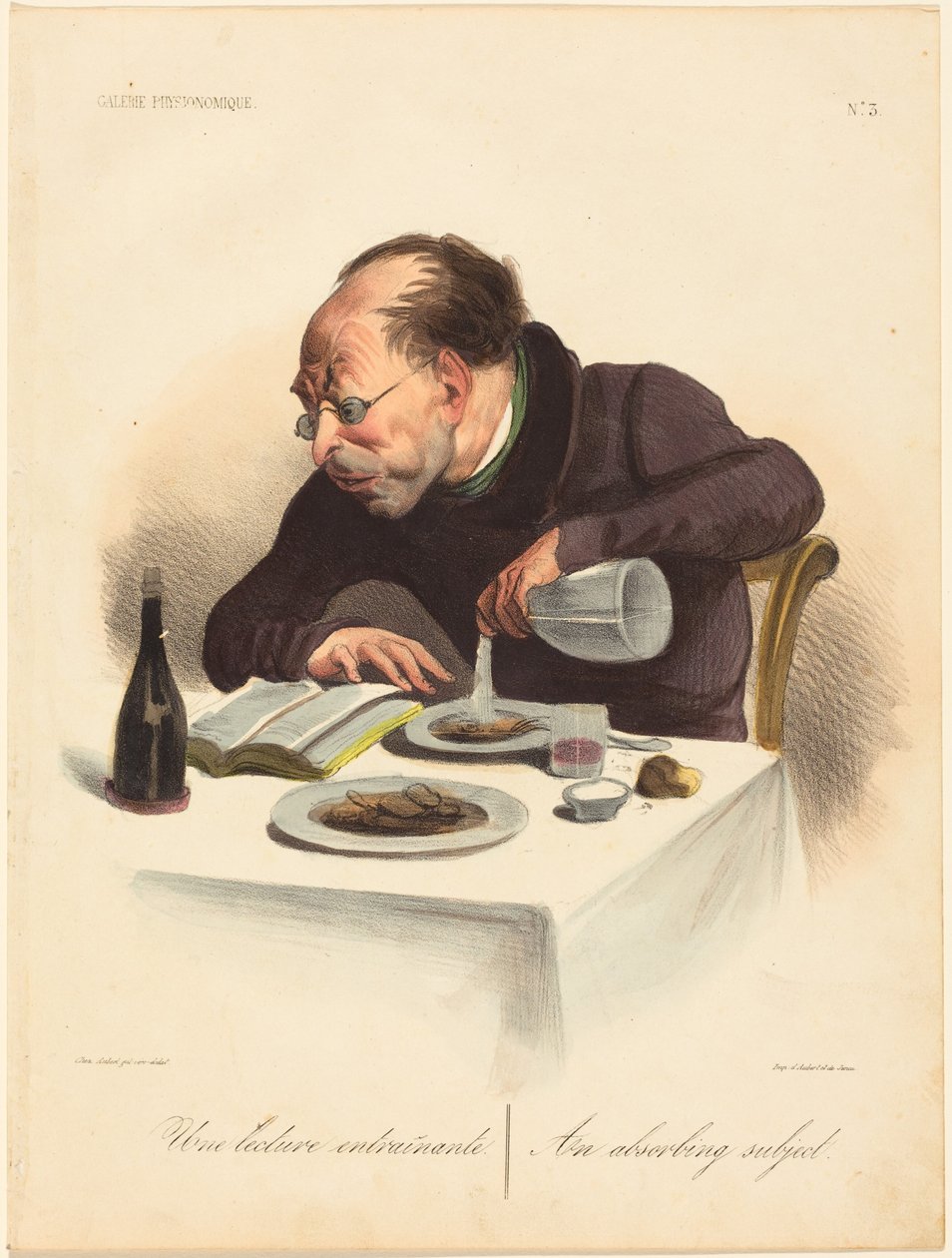 Strhující četba od Honoré Daumier