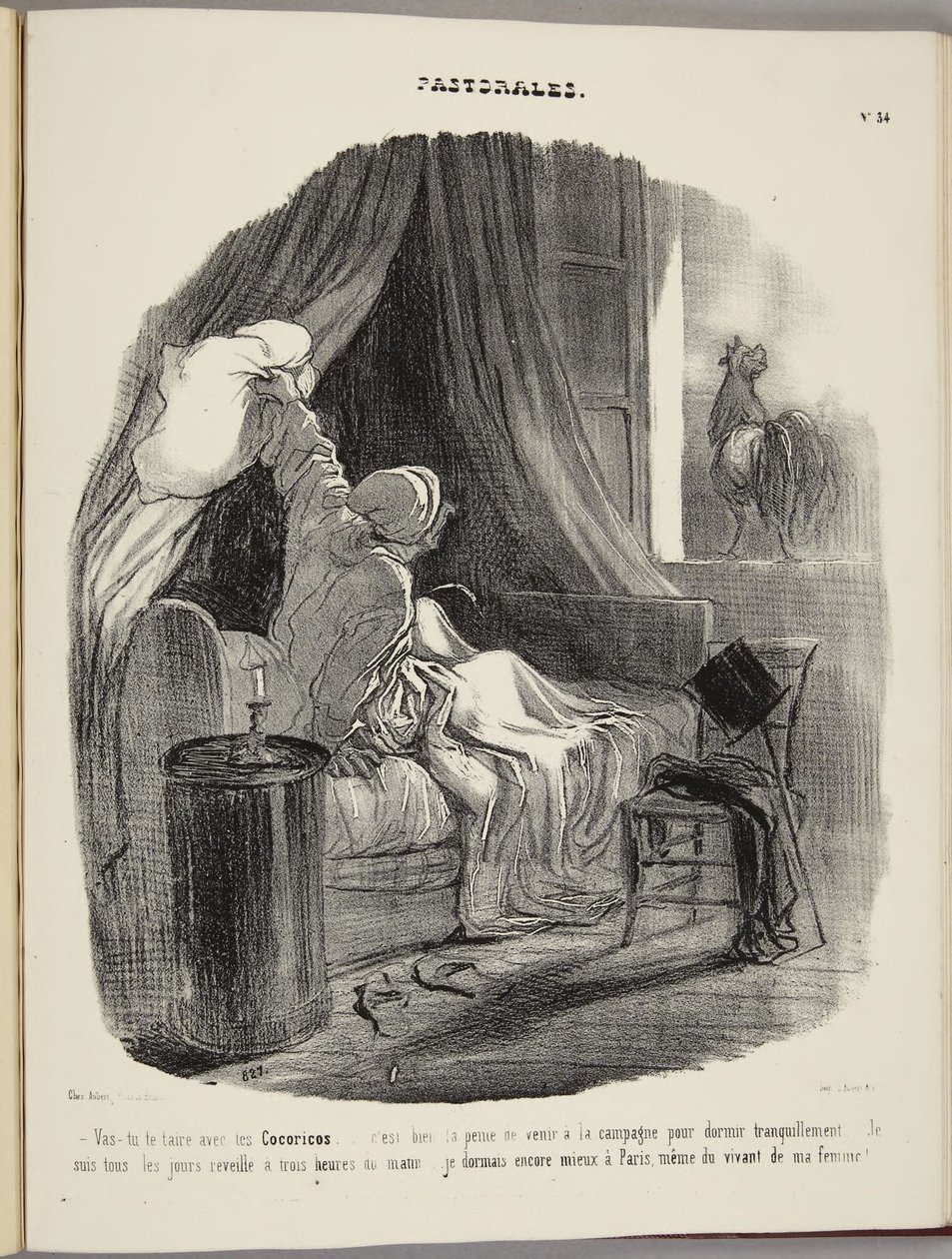 Přestaneš už s tím svým kykyryký... od Honoré Daumier