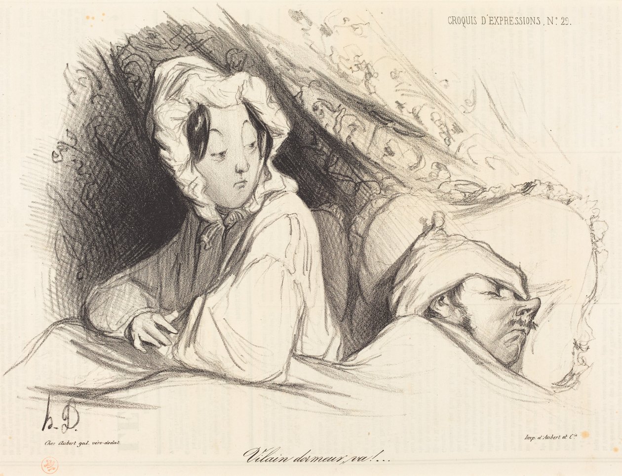 Ty líný spáči! od Honoré Daumier
