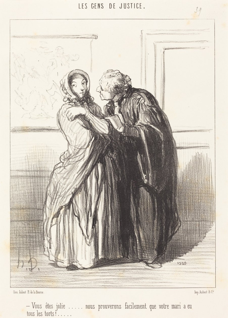 Jste hezká... od Honoré Daumier