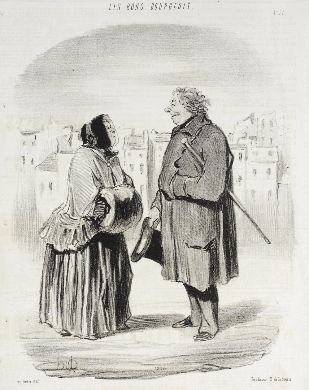 Jste vždy galantní!... od Honoré Daumier