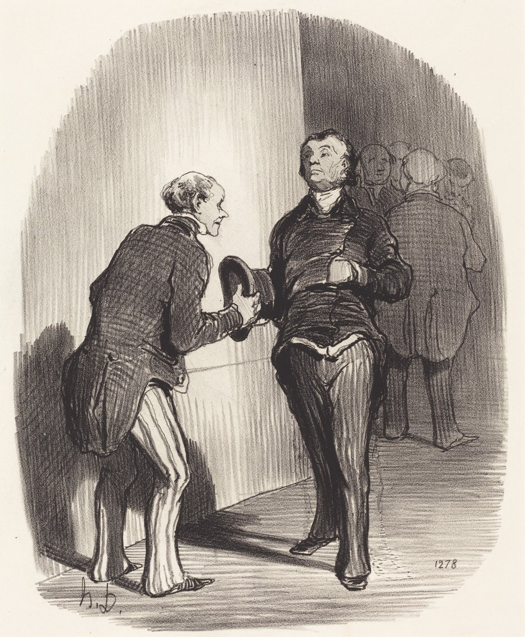 Pohled do ministerské předsálí... od Honoré Daumier