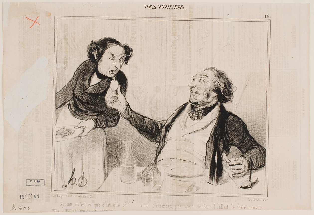 Číšníku, co je to… od Honoré Daumier