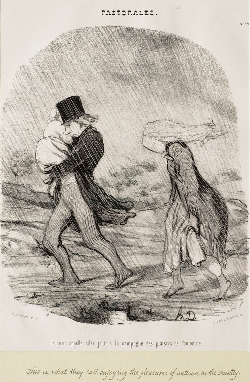 To, čemu říkáme jít si užít venkov od Honoré Daumier