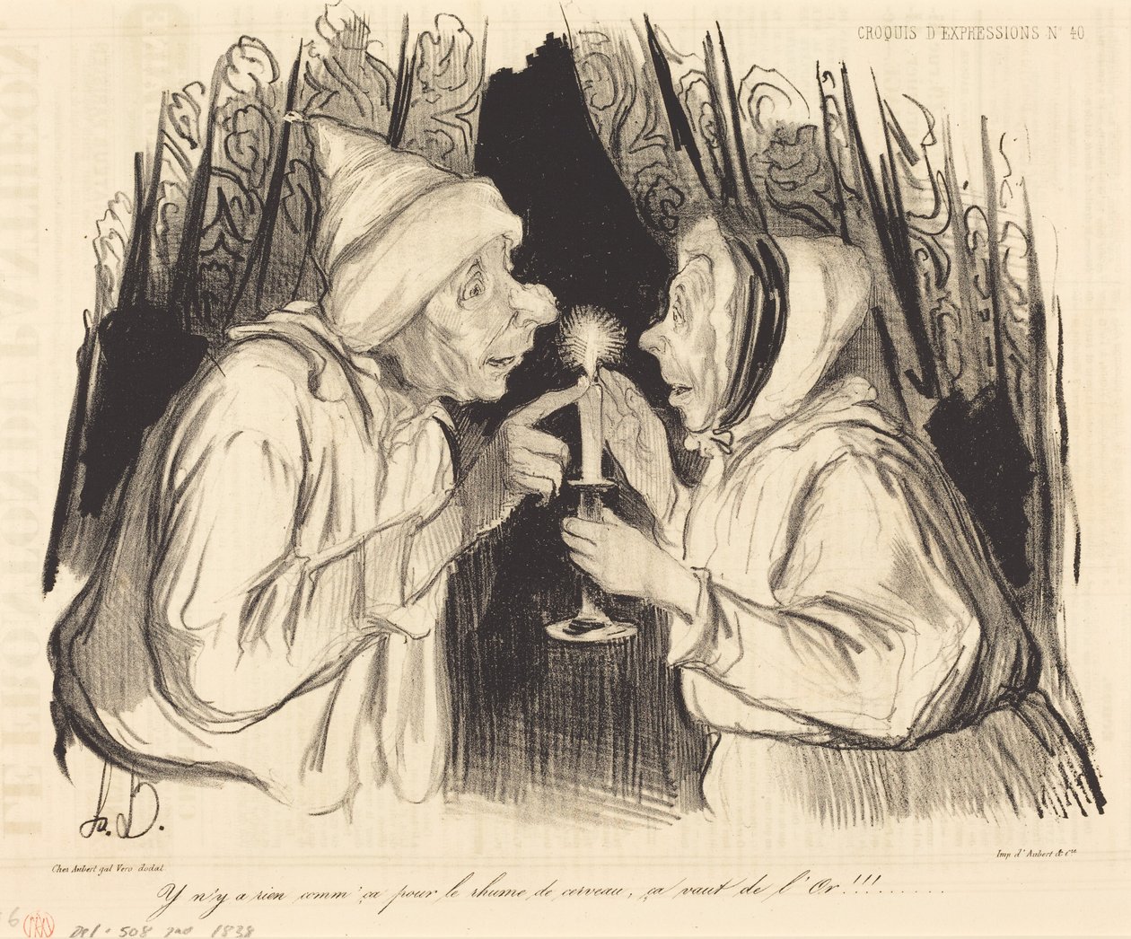 Na rýmu není nic lepšího... od Honoré Daumier