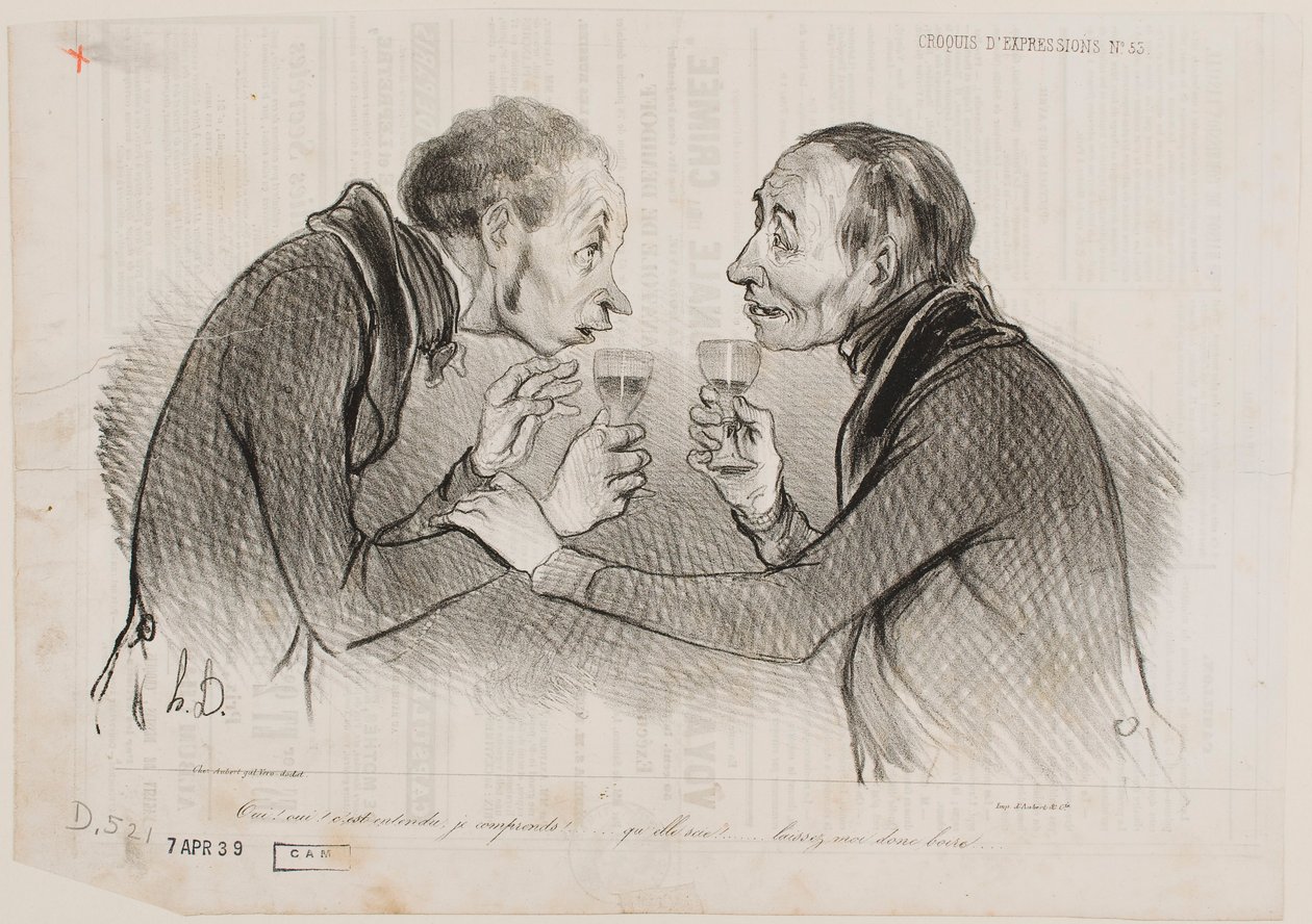 Ano! Ano! Platí, rozumím... od Honoré Daumier