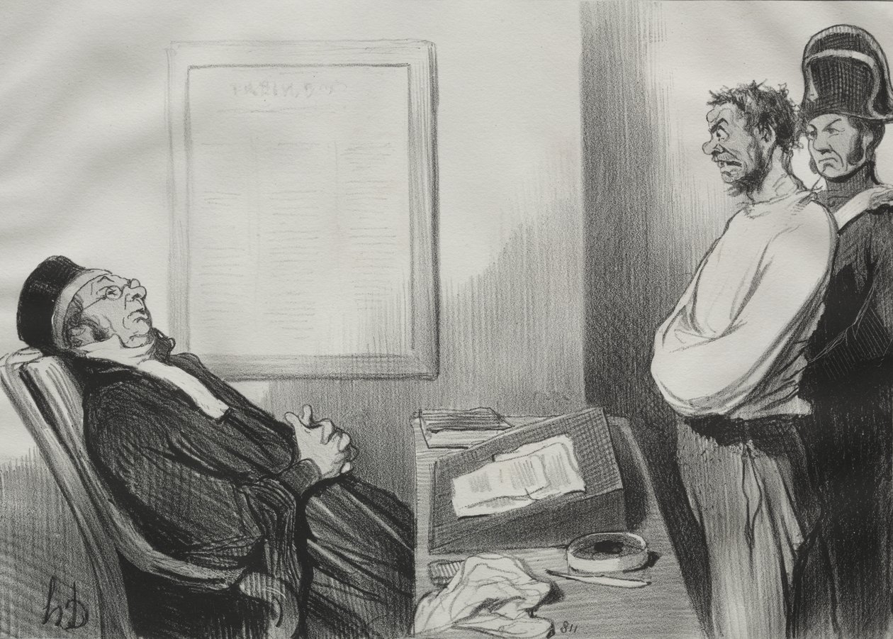 Měl jsi hlad...to není důvod... od Honoré Daumier