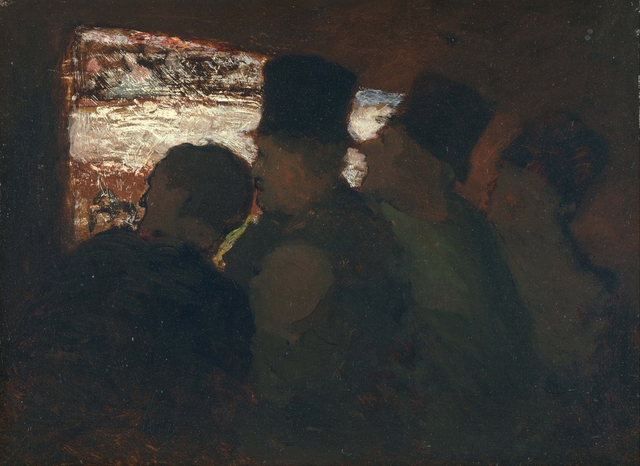 Návštěva divadla od Honoré Daumier