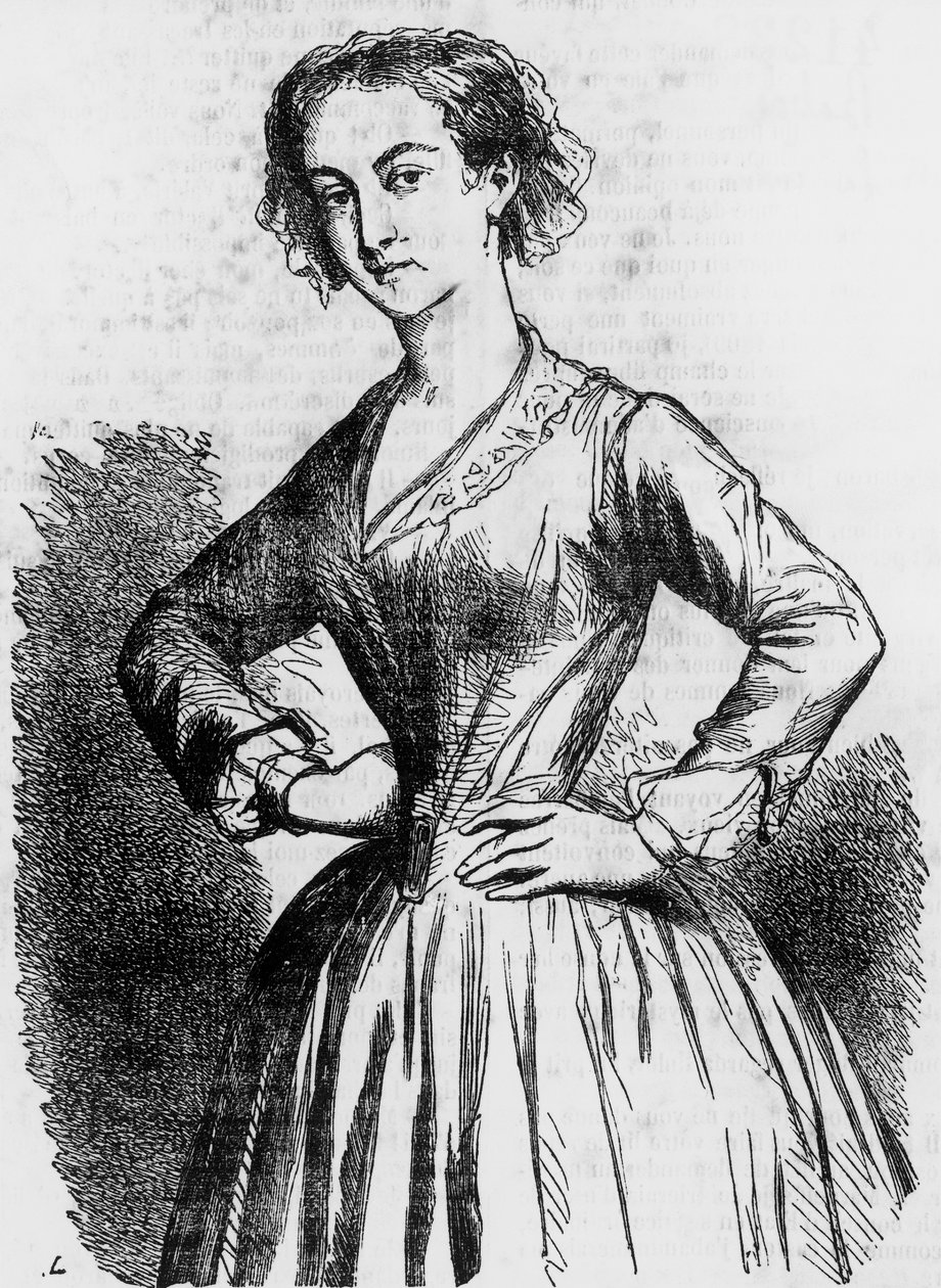 Ilustrace z Cousin Bette (La cousine Bette) od Honore de Balzac (1799-1850), francouzské vydání od Honore de Balzac