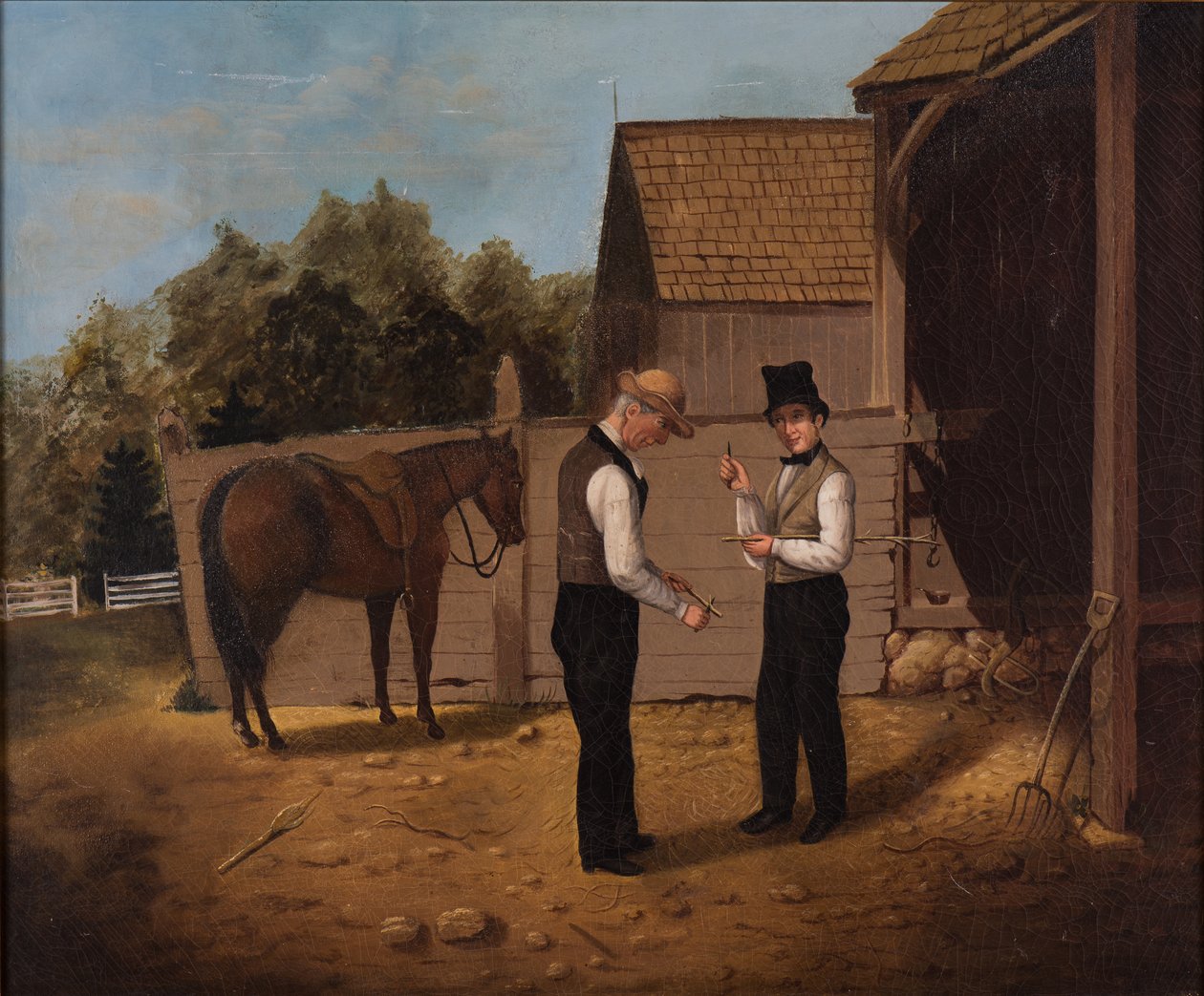 Smlouvání o koně, 1850-1855 od Horace Bundy