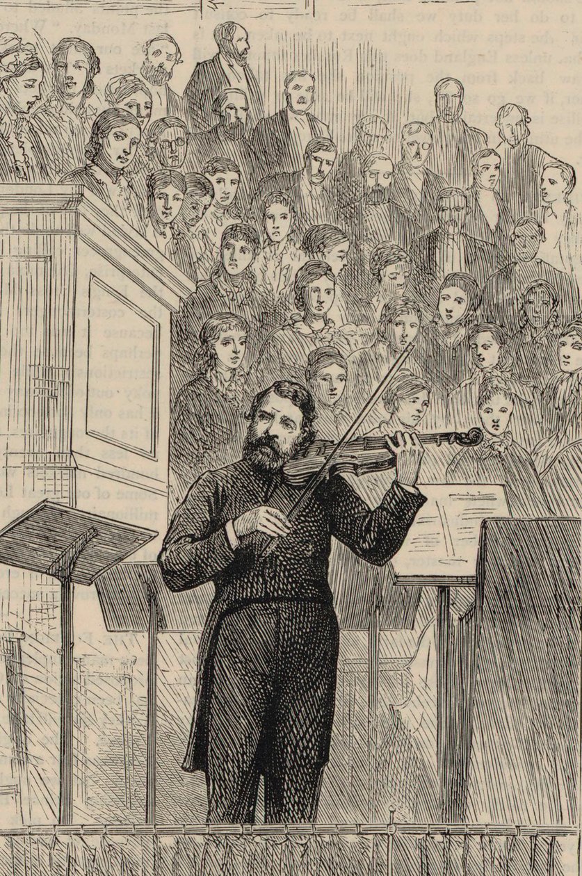 Portrét houslisty a skladatele Josepha Joachima 1831-1907, 1877. od Horace Harral