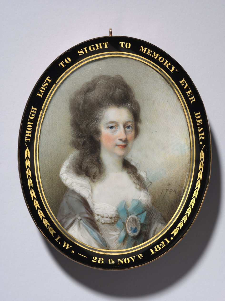 Portrét lady Grace Anny Newenham, 1784. od Horace Hone