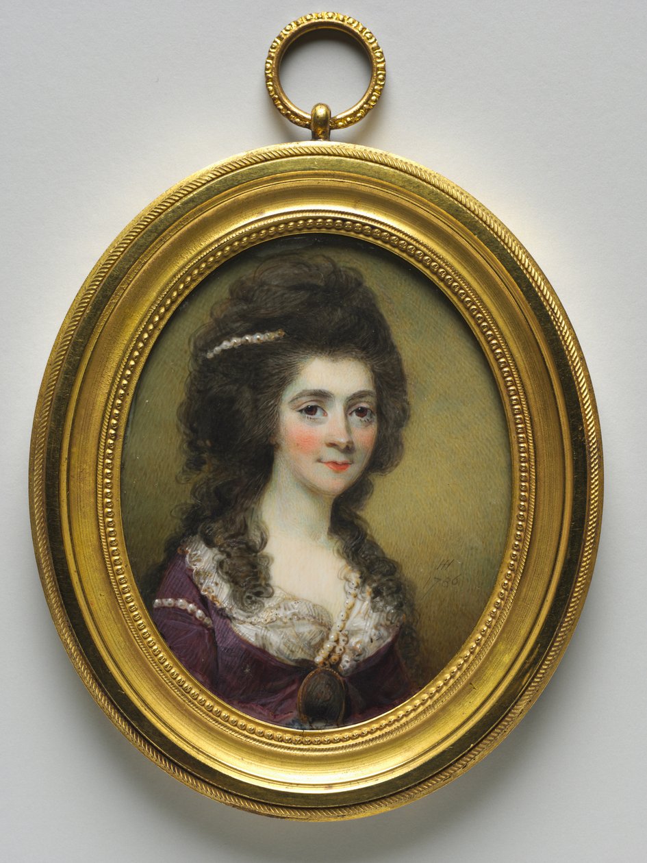 Portrét ženy, zvané Mrs. Close, 1786. od Horace Hone