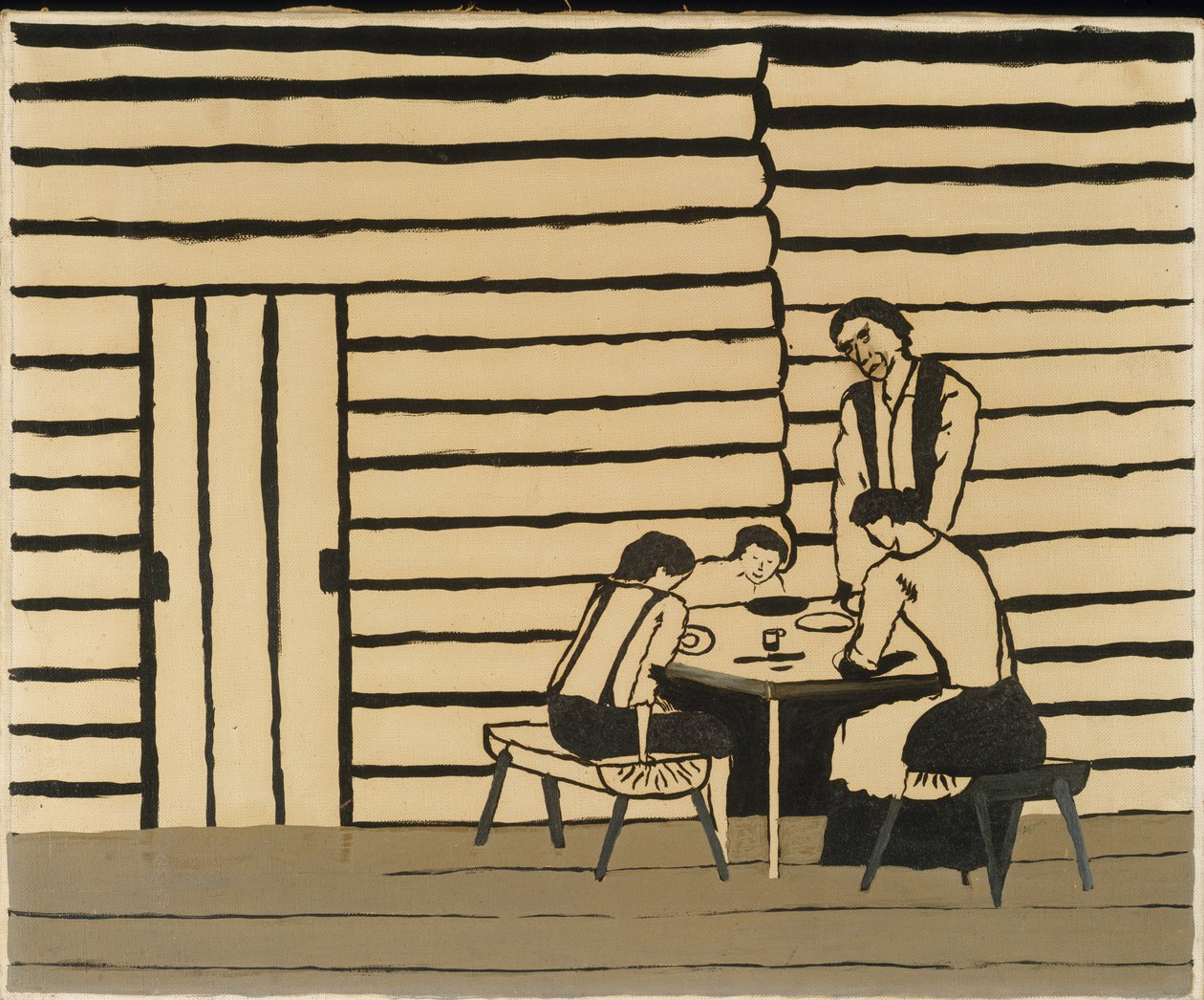 Rodinná večeře od Horace Pippin