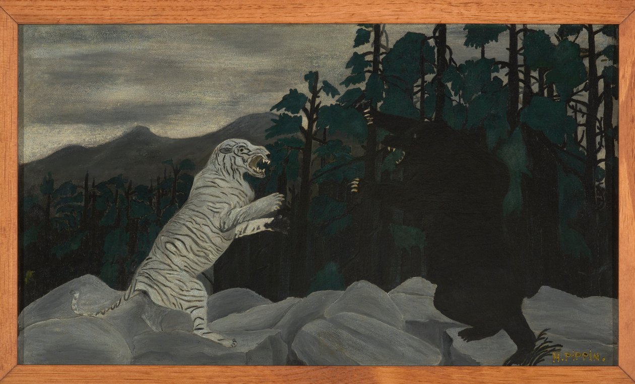Modrý tygr od Horace Pippin