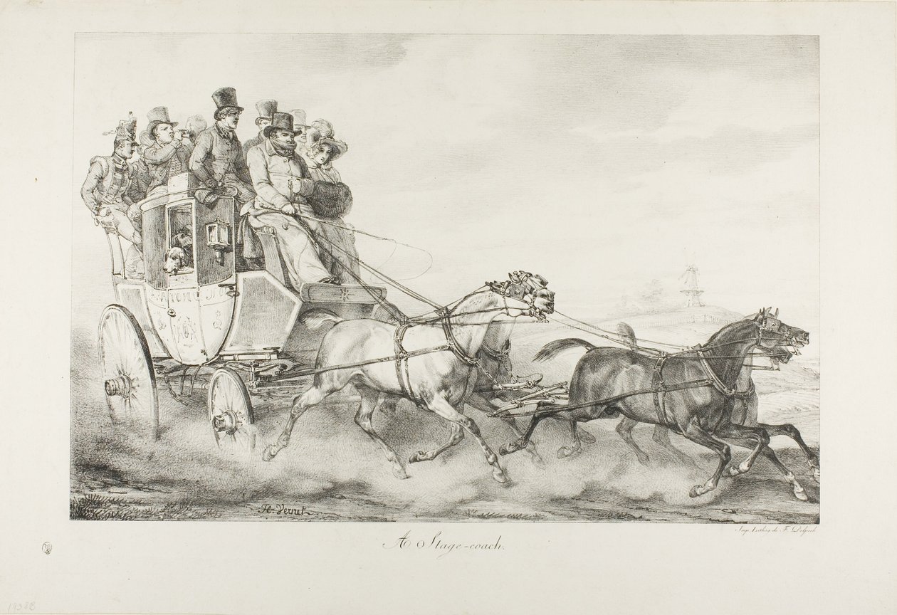 Dostavník od Emile Jean Horace Vernet
