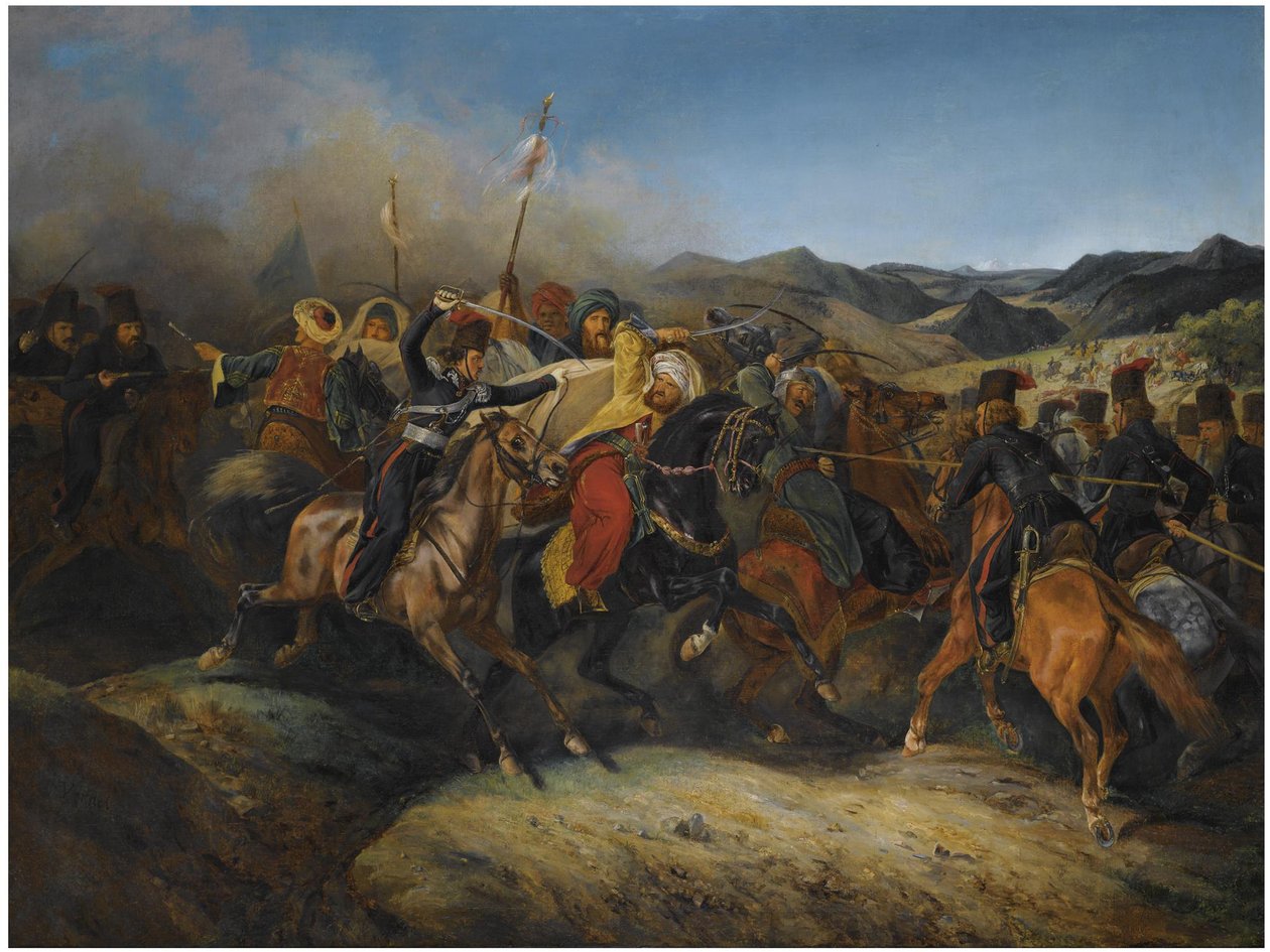 Scéna z rusko-turecké války od Horace, Vernet