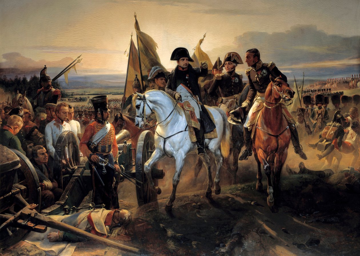 V bitvě u Friedlandu 14. června od Emile Jean Horace Vernet