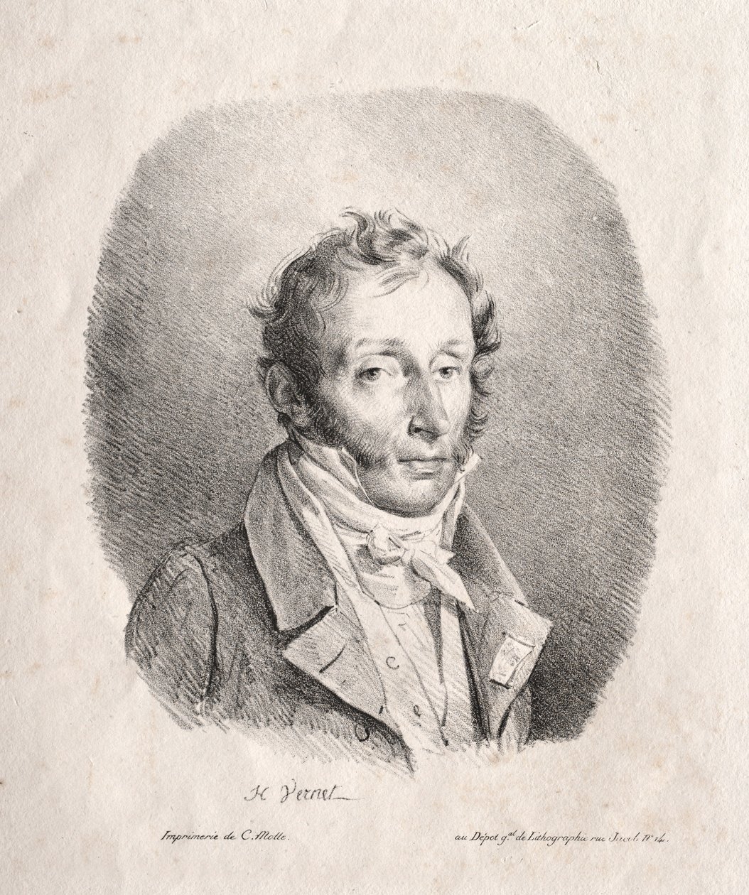 Carle Vernet, 1817. od Emile Jean Horace Vernet