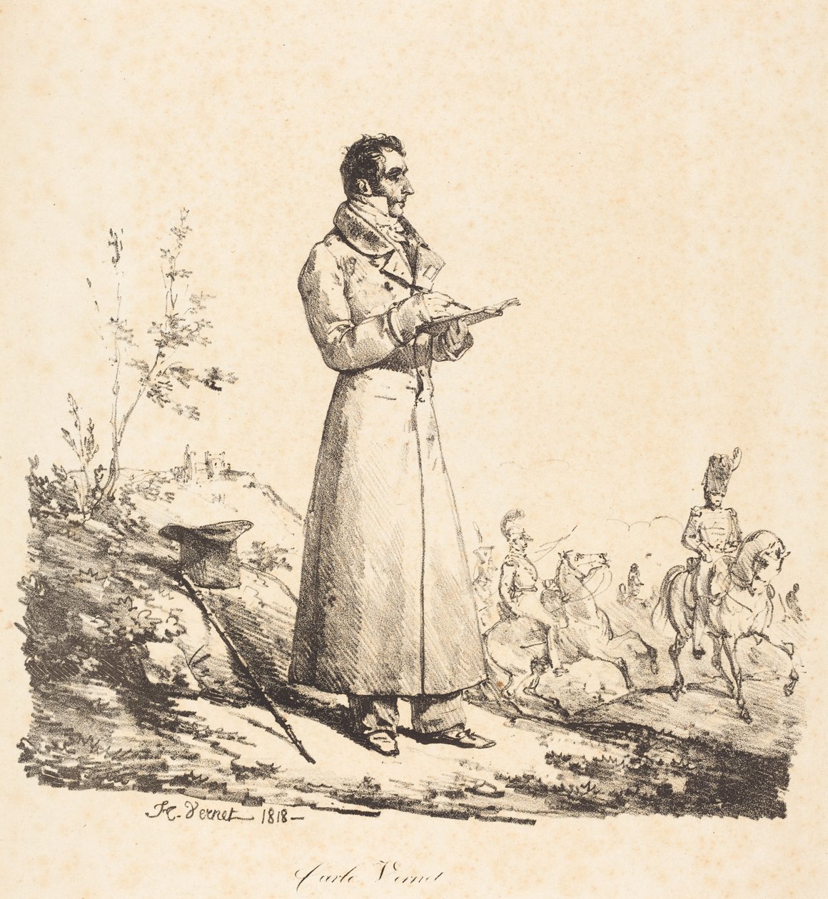 Carle Vernet, celá postava od Horace Vernet