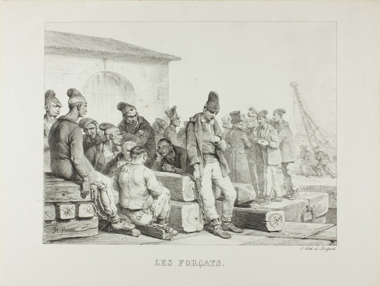 Odsouzení od Emile Jean Horace Vernet
