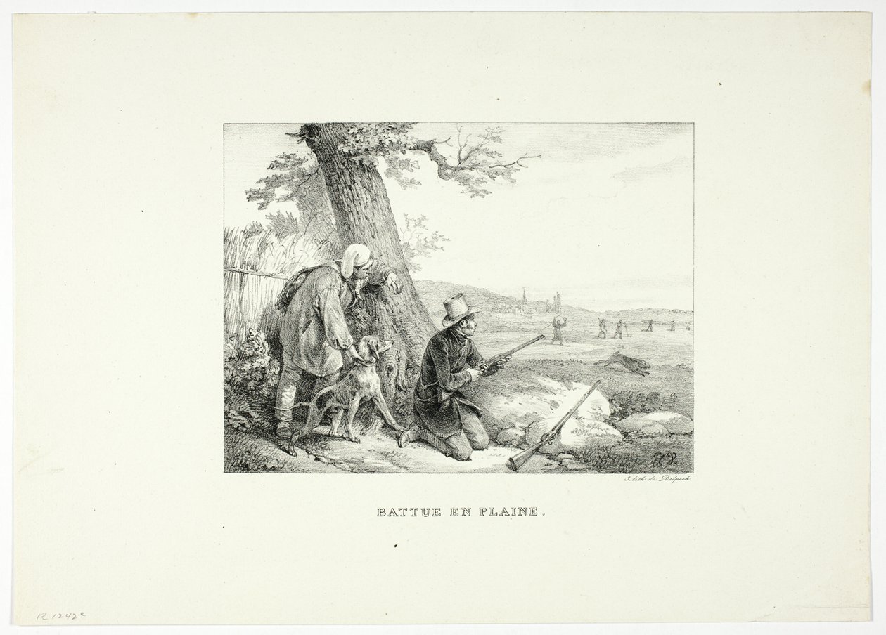 Snadno poražen od Emile Jean Horace Vernet