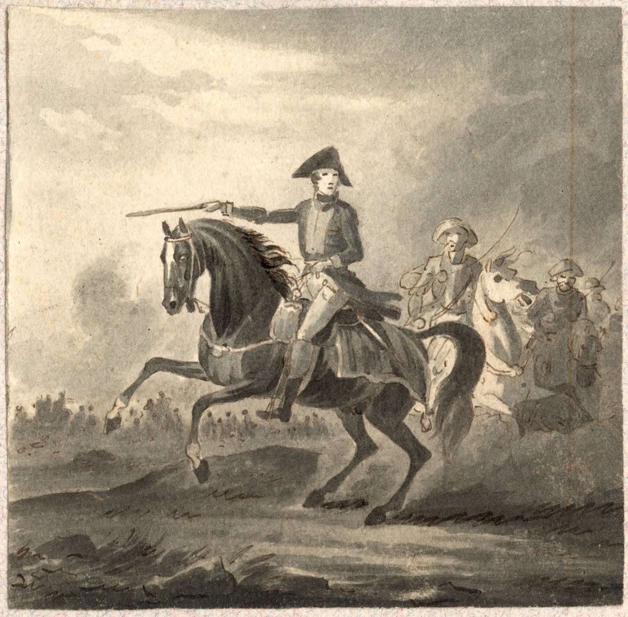 Generál na koni od Horace Vernet