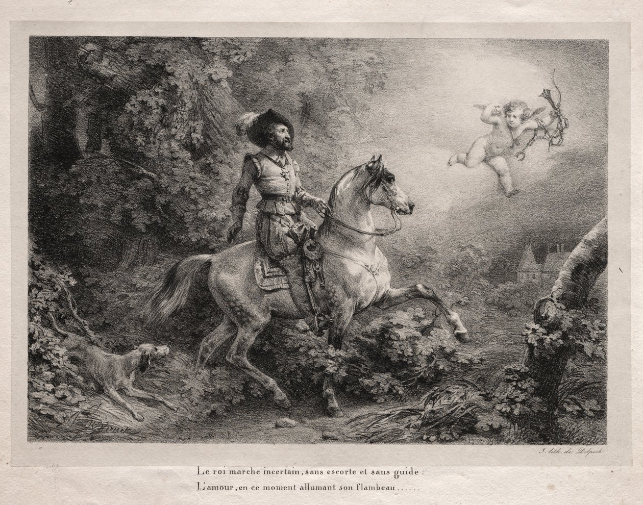 Jindřich IV., král Francie od Emile Jean Horace Vernet