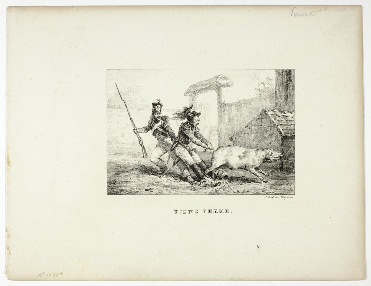 Držte se rychle od Emile Jean Horace Vernet